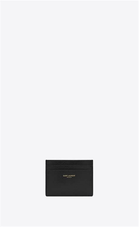 ysl porta carte leopardato|Saint Laurent Womens Cardholders .